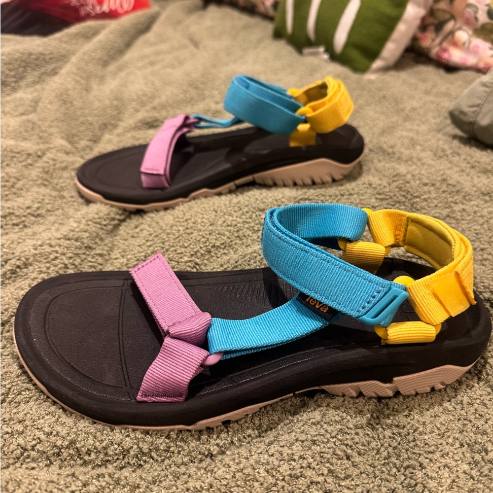 Teva Pink and Blue Adventure Sandals